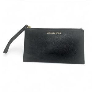 Michael Kors Women's Jet Set Travel Large Pebbled Leather Pouch